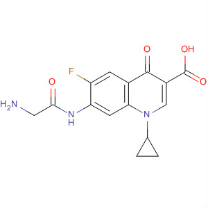 918668-16-3  3-Quinolinecarboxylic acid,7-[(2-aminoacetyl)amino]-1-cyclopropyl-6-fluoro-1,4-dihydro-4-oxo-