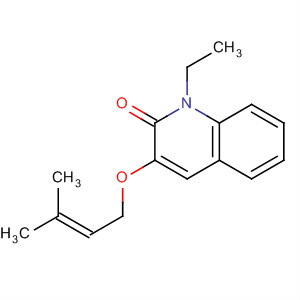 918785-17-8  2(1H)-Quinolinone, 1-ethyl-3-[(3-methyl-2-buten-1-yl)oxy]-
