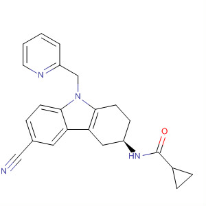 918792-39-9  Cyclopropanecarboxamide,N-[(3R)-6-cyano-2,3,4,9-tetrahydro-9-(2-pyridinylmethyl)-1H-carbazol-3-yl]-