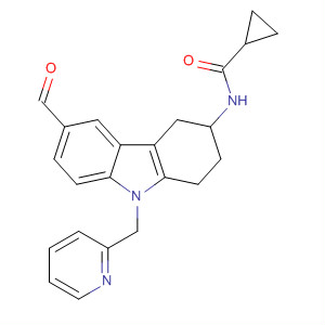 918792-49-1  Cyclopropanecarboxamide,N-[6-formyl-2,3,4,9-tetrahydro-9-(2-pyridinylmethyl)-1H-carbazol-3-yl]-
