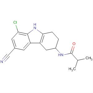 918792-75-3  Propanamide,N-(8-chloro-6-cyano-2,3,4,9-tetrahydro-1H-carbazol-3-yl)-2-methyl-