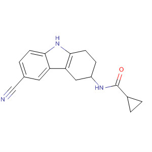 918793-09-6  Cyclopropanecarboxamide,N-(6-cyano-2,3,4,9-tetrahydro-1H-carbazol-3-yl)-