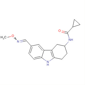 918793-14-3  Cyclopropanecarboxamide,N-[2,3,4,9-tetrahydro-6-[(methoxyimino)methyl]-1H-carbazol-3-yl]-