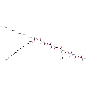 918796-11-9  Glycinamide,N-(1-oxooctadecyl)-L-alanylglycyl-L-alanylglycyl-L-lysylglycyl-L-alanylglycyl-L-alanyl-N-octadecyl-