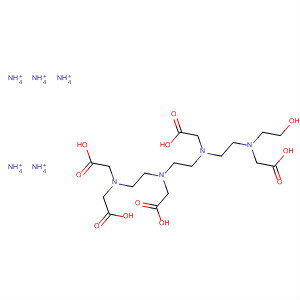 918800-99-4  3,6,9,12-Tetraazatetradecanedioic acid,3,6,9-tris(carboxymethyl)-12-(2-hydroxyethyl)-, ammonium salt (1:5)