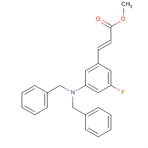 918811-48-0  2-Propenoic acid, 3-[3-[bis(phenylmethyl)amino]-5-fluorophenyl]-,methyl ester, (2E)-