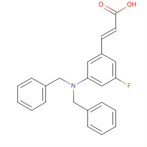 918811-49-1  2-Propenoic acid, 3-[3-[bis(phenylmethyl)amino]-5-fluorophenyl]-, (2E)-