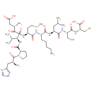 918815-84-6  L-Cysteine,L-histidyl-L-prolyl-L-a-aspartyl-L-valyl-L-methionyl-L-lysyl-L-leucyl-L-seryl-
