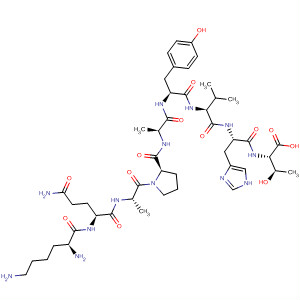 918816-41-8  L-Threonine,L-lysyl-L-glutaminyl-L-alanyl-L-prolyl-L-alanyl-L-tyrosyl-L-valyl-L-histidyl-