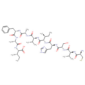 918818-02-7  L-Isoleucine,L-cysteinyl-L-valyl-L-seryl-L-histidyl-L-isoleucyl-L-valyl-L-alanyl-L-phenylalanyl-L-alanyl-