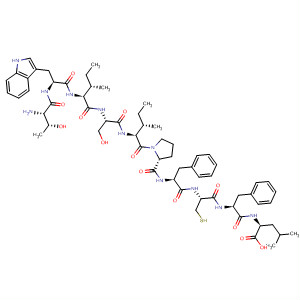 918819-17-7  L-Leucine,L-threonyl-L-tryptophyl-L-isoleucyl-L-seryl-L-isoleucyl-L-prolyl-L-phenylalanyl-L-cysteinyl-L-phenylalanyl-