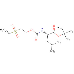 918822-82-9  L-Leucine, N-[[2-(ethenylsulfonyl)ethoxy]carbonyl]-, 1,1-dimethylethylester