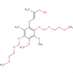 918823-43-5  2-Buten-1-ol,4-[3,4-dimethoxy-2,5-bis[(2-methoxyethoxy)methoxy]-6-methylphenyl]-2-methyl-, (2E)-