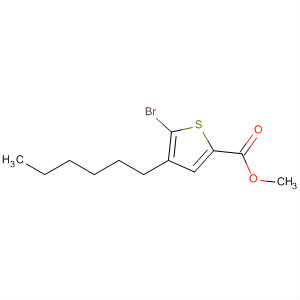 918825-99-7  2-Thiophenecarboxylic acid, 5-bromo-4-hexyl-, methyl ester 918825-99-7  2-Thiophenecarboxylic acid, 5-bromo-4-hexyl-, methyl ester