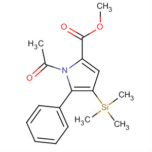 918827-41-5  1H-Pyrrole-2-carboxylic acid, 1-acetyl-5-phenyl-4-(trimethylsilyl)-, methylester