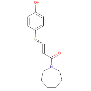 918828-18-9  2-Propen-1-one,1-(hexahydro-1H-azepin-1-yl)-3-[(4-hydroxyphenyl)thio]-