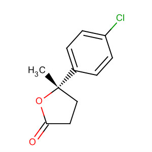 918831-63-7  2(3H)-Furanone, 5-(4-chlorophenyl)dihydro-5-methyl-, (5S)- 918831-63-7  2(3H)-Furanone, 5-(4-chlorophenyl)dihydro-5-methyl-, (5S)-