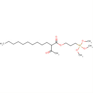 918866-12-3  Dodecanoic acid, 2-acetyl-, 3-(trimethoxysilyl)propyl ester