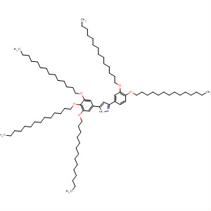 918870-11-8  1H-Pyrazole,3-[3,4-bis(tetradecyloxy)phenyl]-5-[3,4,5-tris(tetradecyloxy)phenyl]-