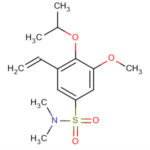918871-16-6  Benzenesulfonamide,3-ethenyl-5-methoxy-N,N-dimethyl-4-(1-methylethoxy)-