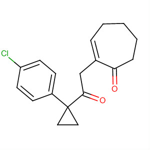 918873-25-3  2-Cyclohepten-1-one, 2-[2-[1-(4-chlorophenyl)cyclopropyl]-2-oxoethyl]-