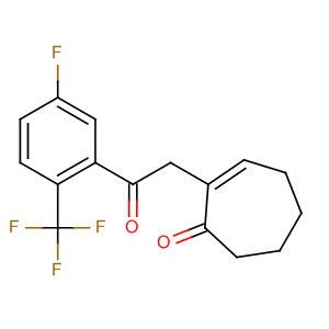 918873-30-0  2-Cyclohepten-1-one,2-[2-[5-fluoro-2-(trifluoromethyl)phenyl]-2-oxoethyl]-