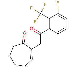 918873-55-9  2-Cyclohepten-1-one,2-[2-[3-fluoro-2-(trifluoromethyl)phenyl]-2-oxoethyl]-