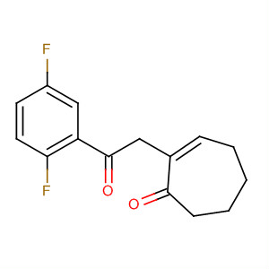 918873-79-7  2-Cyclohepten-1-one, 2-[2-(2,5-difluorophenyl)-2-oxoethyl]-