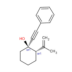 918875-34-0  Cyclohexanol, 2-(1-methylethenyl)-1-(2-phenylethynyl)-, (1R,2S)-rel-