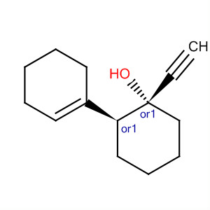 918875-53-3  Cyclohexanol, 2-(1-cyclohexen-1-yl)-1-ethynyl-, (1R,2S)-rel-