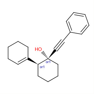 918875-55-5  Cyclohexanol, 2-(1-cyclohexen-1-yl)-1-(2-phenylethynyl)-, (1R,2S)-rel-