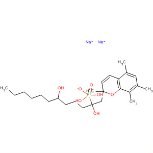 918876-13-8  2H-1-Benzopyran-2-dodecanol,3,4-dihydro-6-hydroxy-2,5,7,8-tetramethyl-, 2-(dihydrogen phosphate),sodium salt (1:2)