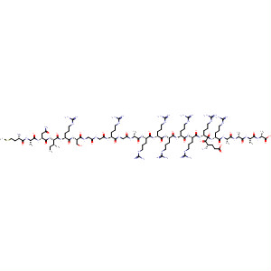 918877-06-2  L-Alanine,L-methionyl-L-alanyl-L-asparaginyl-L-isoleucyl-L-arginyl-L-serylglycylglycyl-L-arginylglycyl-L-alanyl-L-arginyl-L-arginyl-L-arginyl-L-arginyl-L-arginyl-L-a-glutamyl-L-arginyl-L-arginyl-L-alanyl-L-alanyl-L-alanyl-