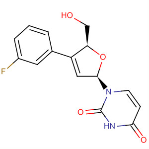 918877-58-4  2,4(1H,3H)-Pyrimidinedione,1-[(2R,5S)-4-(3-fluorophenyl)-2,5-dihydro-5-(hydroxymethyl)-2-furanyl]-