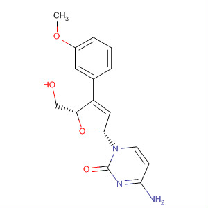 918877-76-6  2(1H)-Pyrimidinone,4-amino-1-[(2R,5S)-2,5-dihydro-5-(hydroxymethyl)-4-(3-methoxyphenyl)-2-furanyl]-