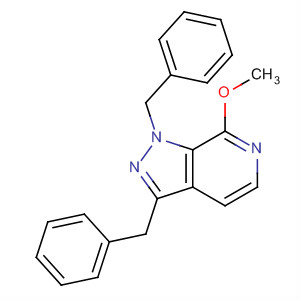 918882-25-4  1H-Pyrazolo[3,4-c]pyridine, 7-methoxy-1,3-bis(phenylmethyl)-