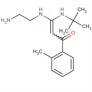 918885-20-8  2-Propen-1-one,3-[(2-aminoethyl)amino]-3-[(1,1-dimethylethyl)amino]-1-(2-methylphenyl)-