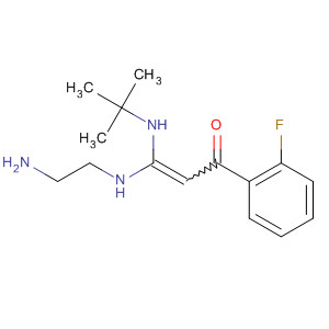 918885-21-9  2-Propen-1-one,3-[(2-aminoethyl)amino]-3-[(1,1-dimethylethyl)amino]-1-(2-fluorophenyl)-