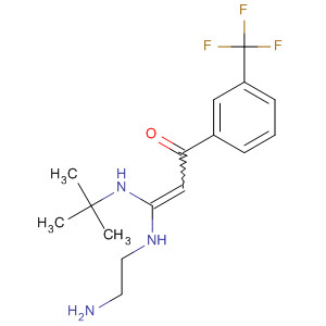 918885-26-4  2-Propen-1-one,3-[(2-aminoethyl)amino]-3-[(1,1-dimethylethyl)amino]-1-[3-(trifluoromethyl)phenyl]-