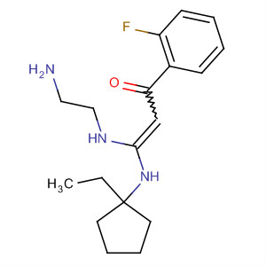 918885-31-1  2-Propen-1-one,3-[(2-aminoethyl)amino]-3-[(1-ethylcyclopentyl)amino]-1-(2-fluorophenyl)-