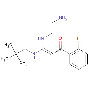 918885-32-2  2-Propen-1-one,3-[(2-aminoethyl)amino]-3-[(2,2-dimethylpropyl)amino]-1-(2-fluorophenyl)-