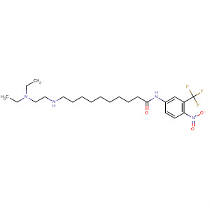 918893-56-8  Decanamide,10-[[2-(diethylamino)ethyl]amino]-N-[4-nitro-3-(trifluoromethyl)phenyl]-