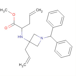 918896-18-1  4-Pentenoic acid,2-[[1-(diphenylmethyl)-3-(2-propen-1-yl)-3-azetidinyl]amino]-, methylester