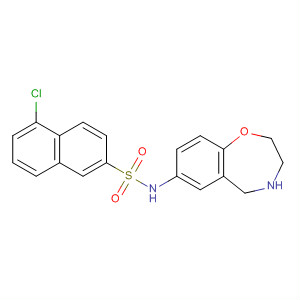 918899-93-1  2-Naphthalenesulfonamide,5-chloro-N-(2,3,4,5-tetrahydro-1,4-benzoxazepin-7-yl)-