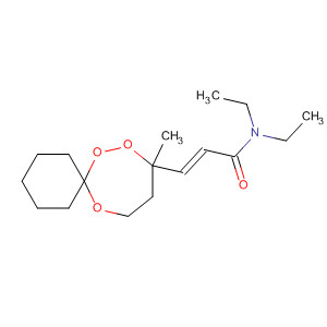 918901-97-0  2-Propenamide,N,N-diethyl-3-(9-methyl-7,8,12-trioxaspiro[5.6]dodec-9-yl)-, (2E)-