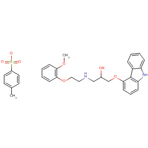 918903-19-2  2-Propanol,1-(9H-carbazol-4-yloxy)-3-[[2-(2-methoxyphenoxy)ethyl]amino]-,4-methylbenzenesulfonate (1:?)