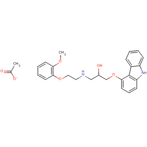 918903-23-8  2-Propanol,1-(9H-carbazol-4-yloxy)-3-[[2-(2-methoxyphenoxy)ethyl]amino]-, acetate(1:?)