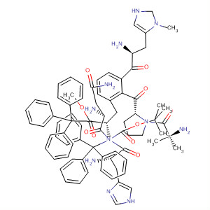918936-45-5  L-Phenylalanine,N-[(1,1-dimethylethoxy)carbonyl]-3-methyl-L-histidyl-N-(triphenylmethyl)-L-asparaginyl-2-methylalanyl-L-prolyl-1-(triphenylmethyl)-L-histidyl-,methyl ester