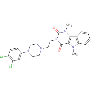 918936-70-6  1H-Pyrimido[5,4-b]indole-2,4(3H,5H)-dione,3-[2-[4-(3,4-dichlorophenyl)-1-piperazinyl]ethyl]-1,5-dimethyl-