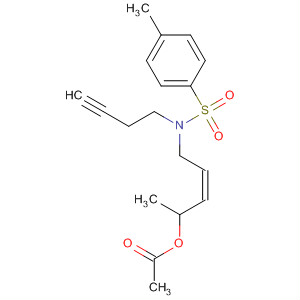 918941-97-6  Benzenesulfonamide,N-[(2Z)-4-(acetyloxy)-2-penten-1-yl]-N-3-butyn-1-yl-4-methyl-